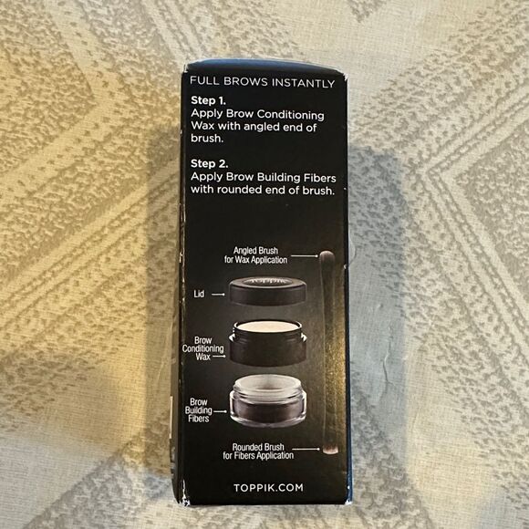 Toppik Brow Building Fibers Set - Medium Brown - Picture 4 of 6